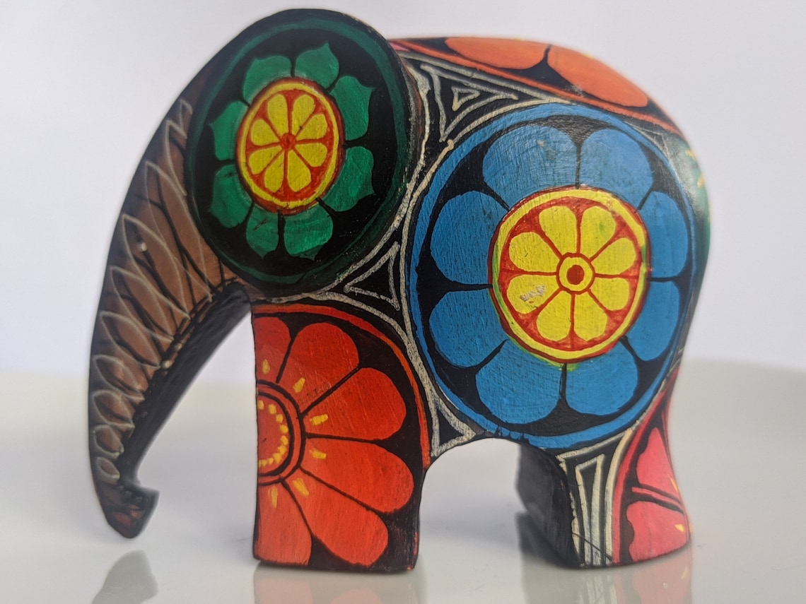 Elephant statue Sri Lankan traditional style handmade best Etsy