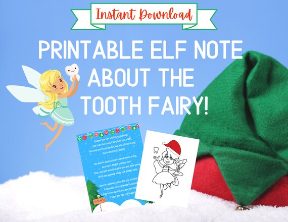Elf &amp; Tooth Fairy Bundle INSTANT DOWNLOAD Letter from your | Etsy