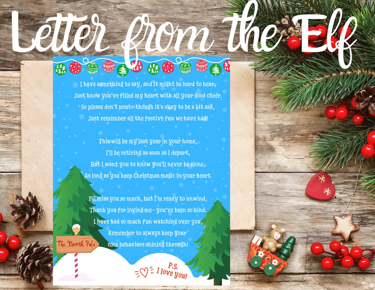 Elf Retirement Letter Bundle Elf Retires Printable INSTANT Etsy Hong Kong