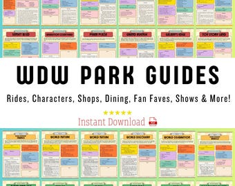 WDW Park Guide Bundle: Orlando Theme Park Planner (PDF Download, Updated 2026)
