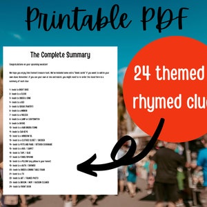 Universal Studios Trip Reveal Scavenger Hunt: 24 Clues (PDF) image 2