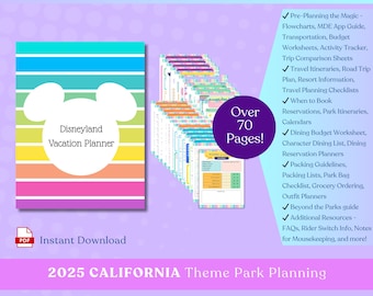 California Theme Park Vacation Planner: Itineraries & Guides (PDF)