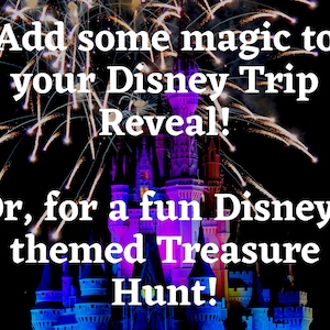 Magical Theme Park Trip Reveal Scavenger / Treasure Hunt ! 24 INDOOR ...