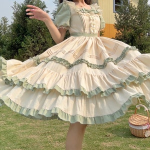 Fairy Lolita Dress Cute Princess Lolita Dress Short-sleeved - Etsy