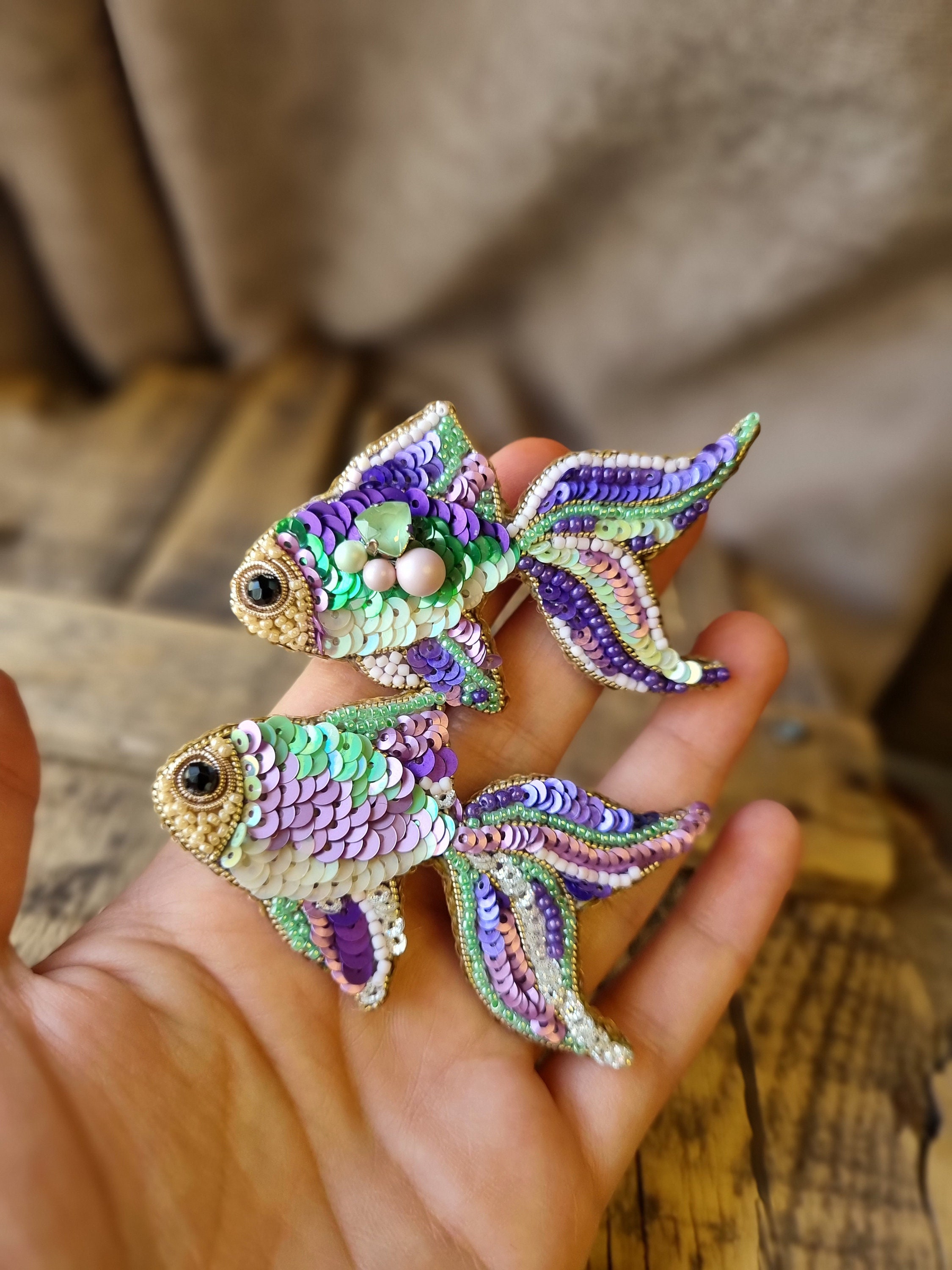 Fish Brooch Etsy Australia