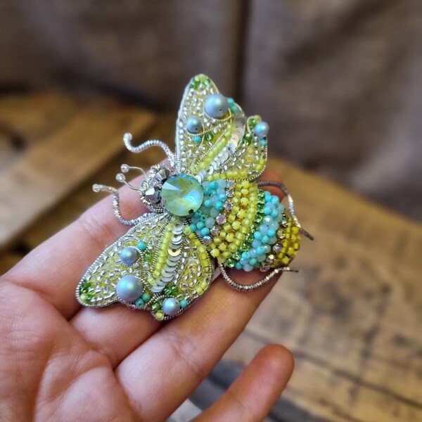 Embroidered Insect - Etsy