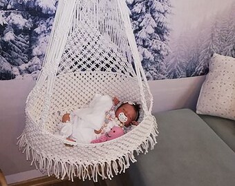 macrame cradle