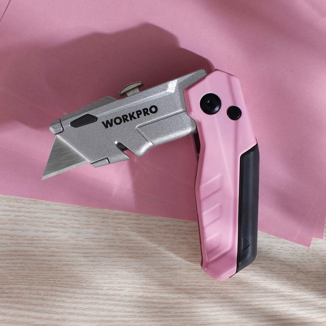 QuickChange Pink Box Cutter with Blade Storage Compartment Etsy