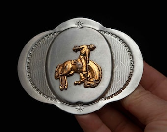 La Meridionale Boucle Rodeo Cowboy * Bucking Bronco Rider