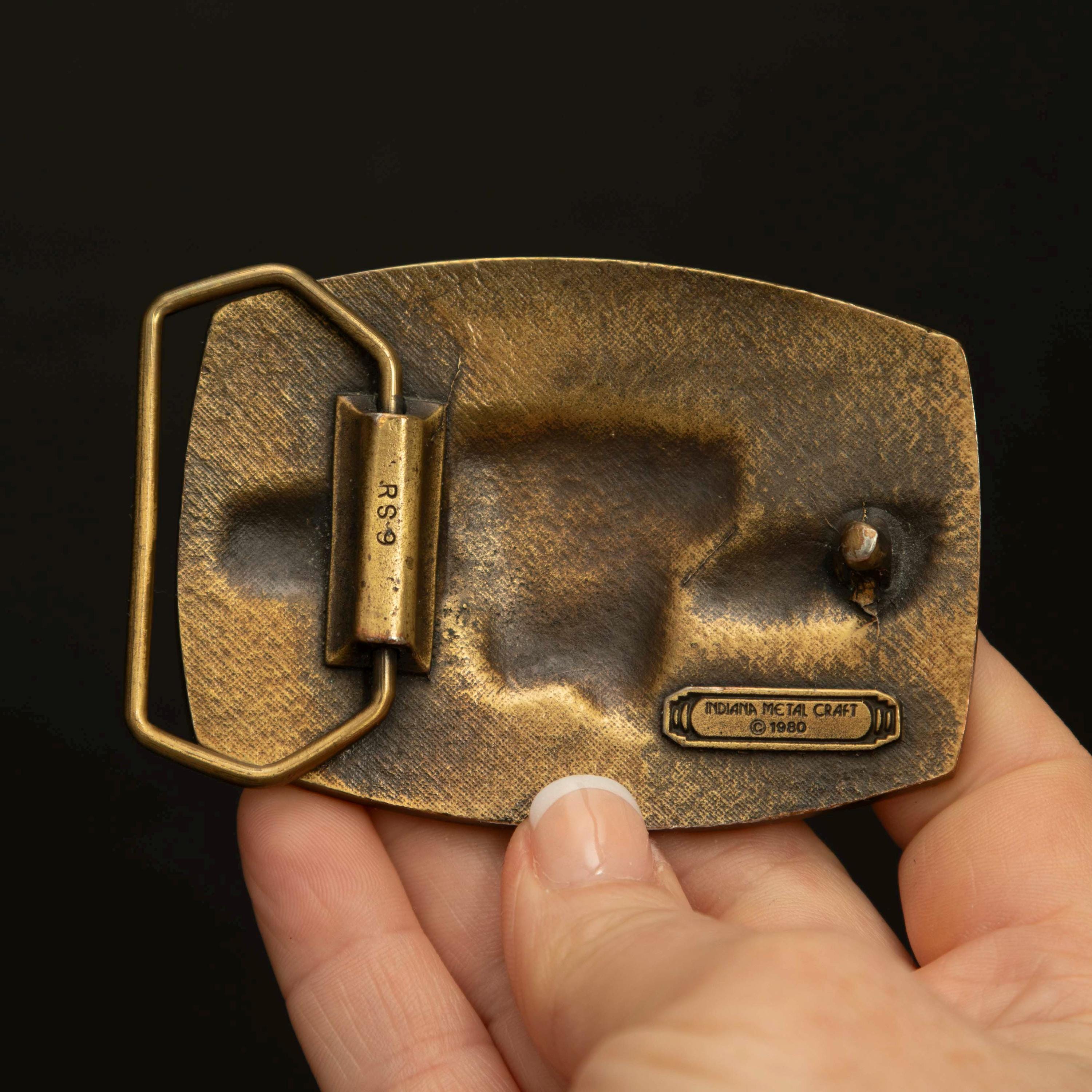 Vintage Fabulous Las Vegas Belt Buckle • Solid Brass Dice & Cards ...