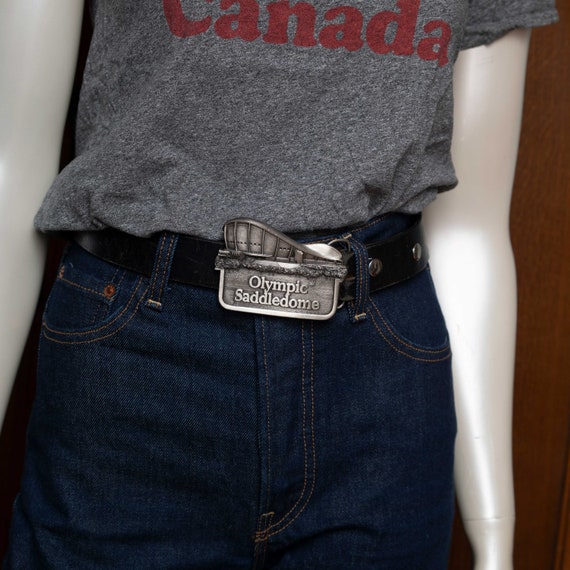Vintage Olympic Saddledome Commemorative Belt Buc… - image 10