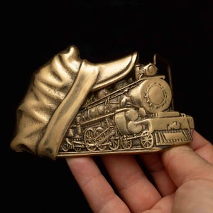 Vintage Lionel Steam Engine Belt Buckle – Solid Brass by Baron 1982