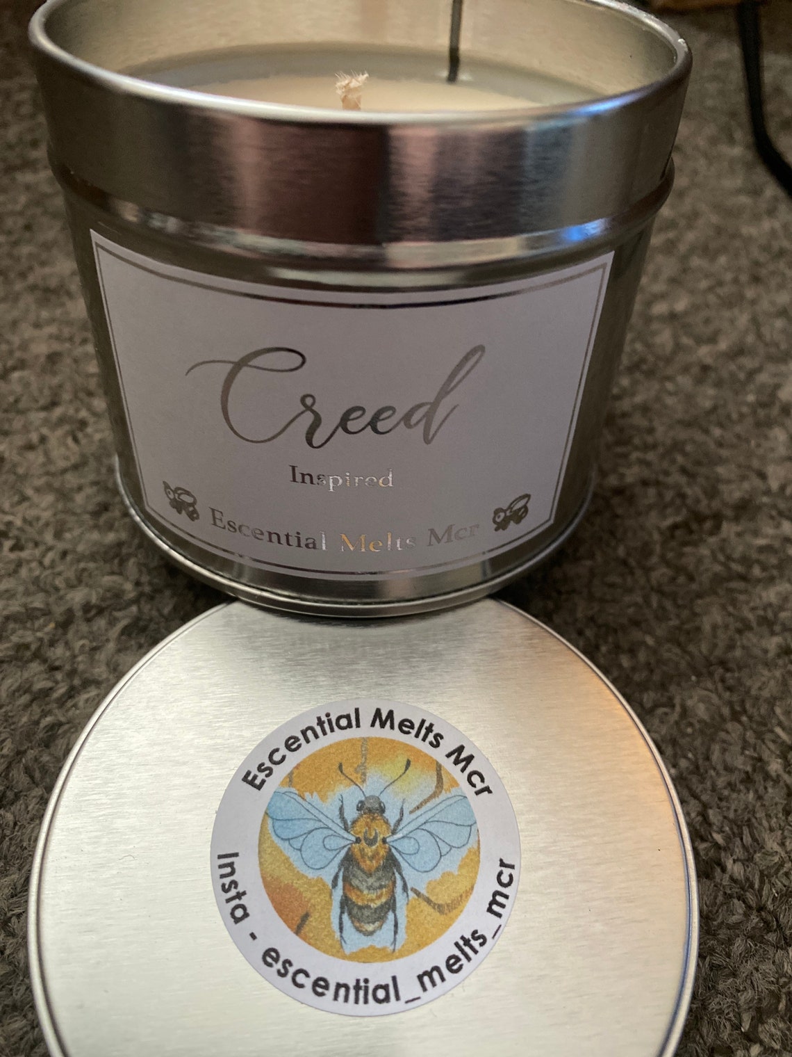 Creed inspired Scented Candle 200ml Etsy