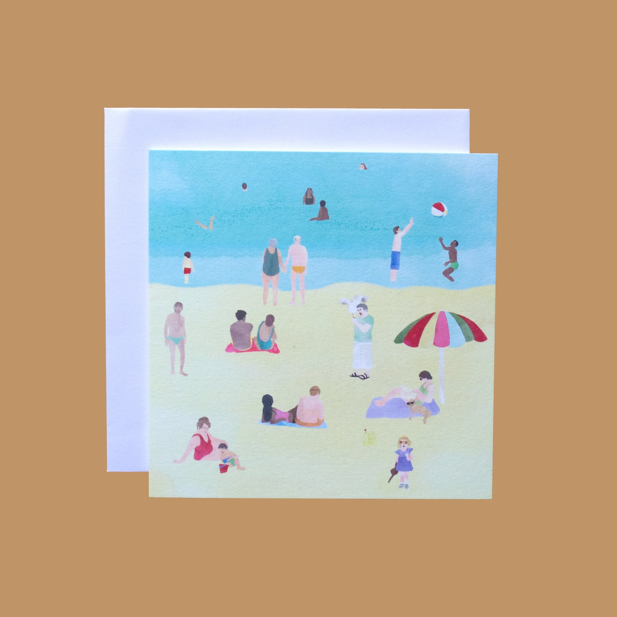 Seaside Greetings Card - Etsy UK