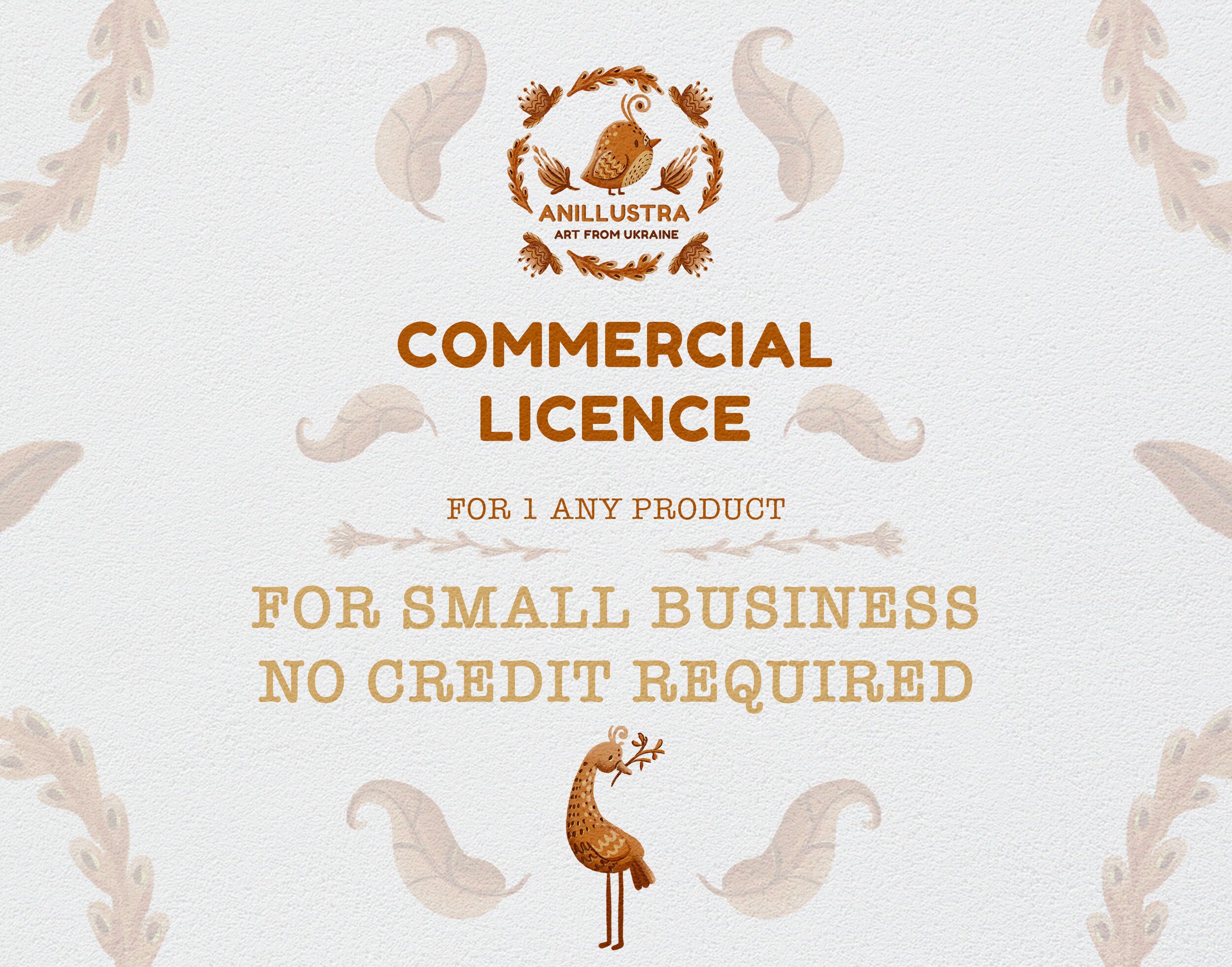 Small Business Commercial License 1000 Copies NO Credit Etsy