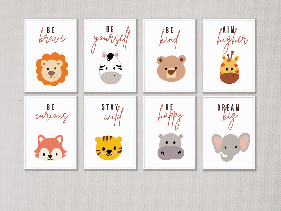 Animals Print Set for Nursery
