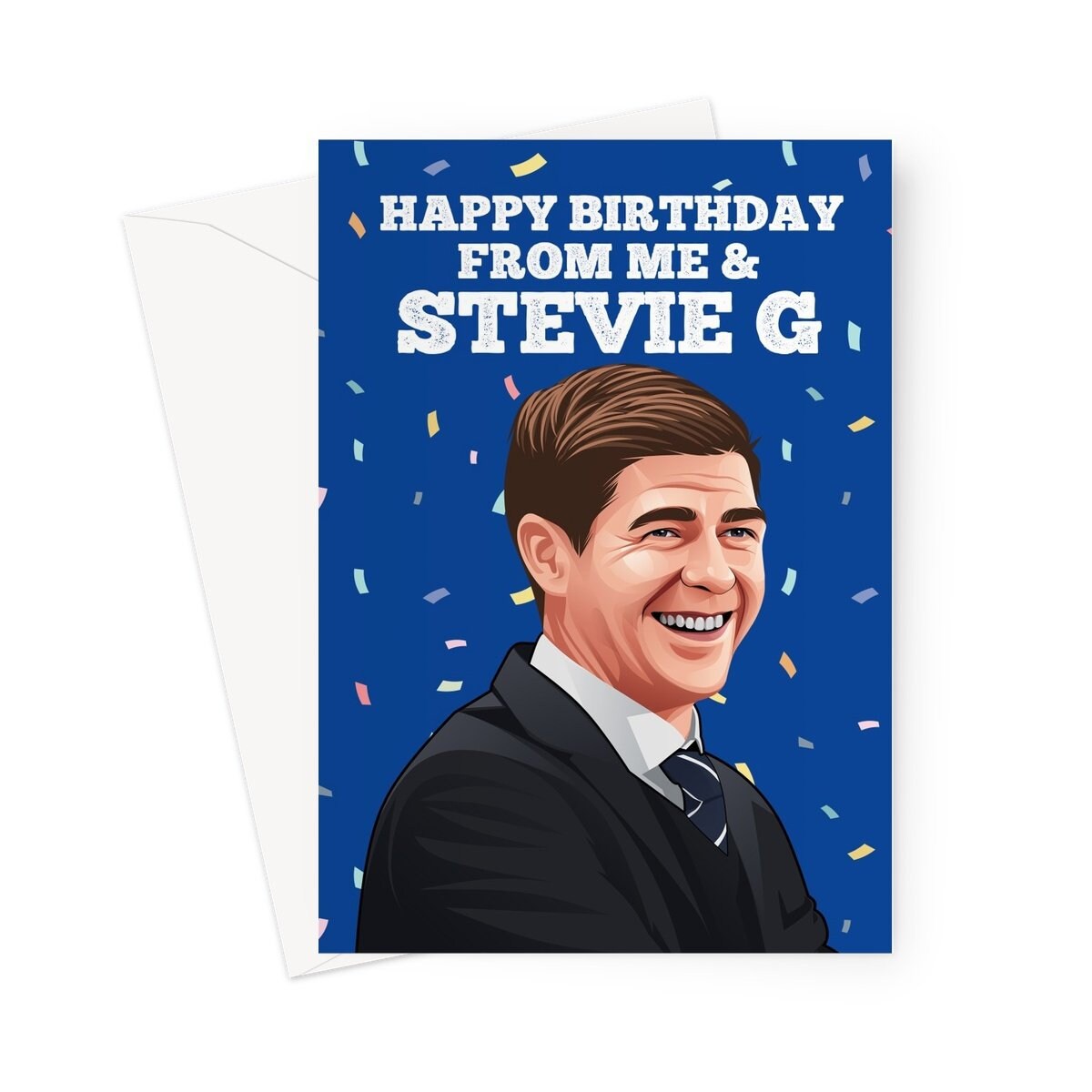 Glasgow Rangers Birthday Card Trading Card Singles Collectables & Art