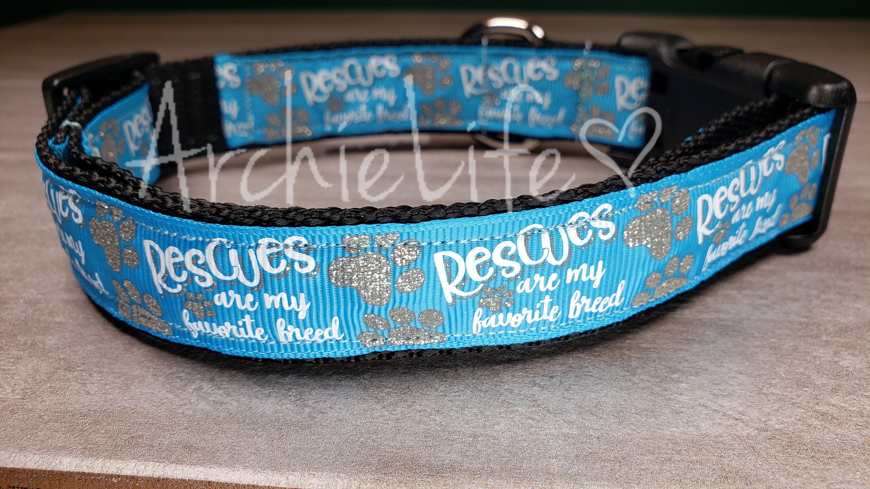 The Rescue Collection Dog Collars / Animal Rescue / Adopt / Etsy