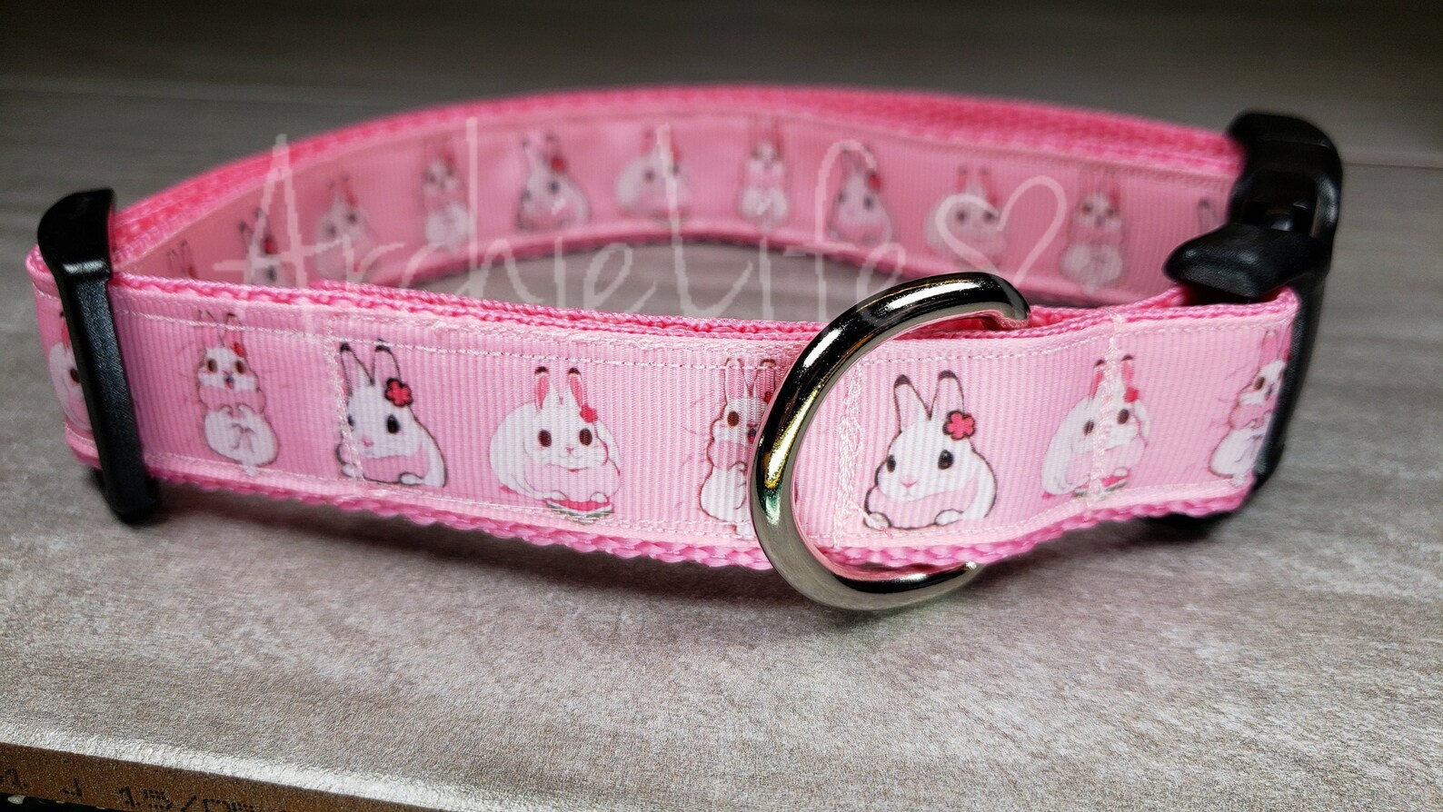 The Pink Bunny Collar Etsy
