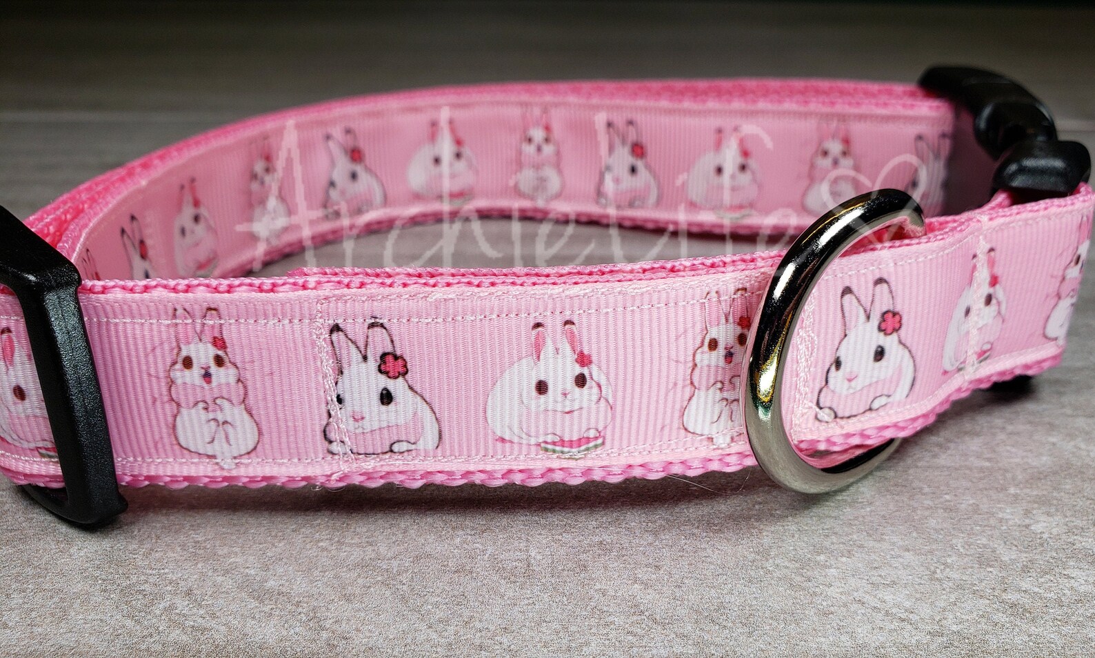 The Pink Bunny Collar Etsy