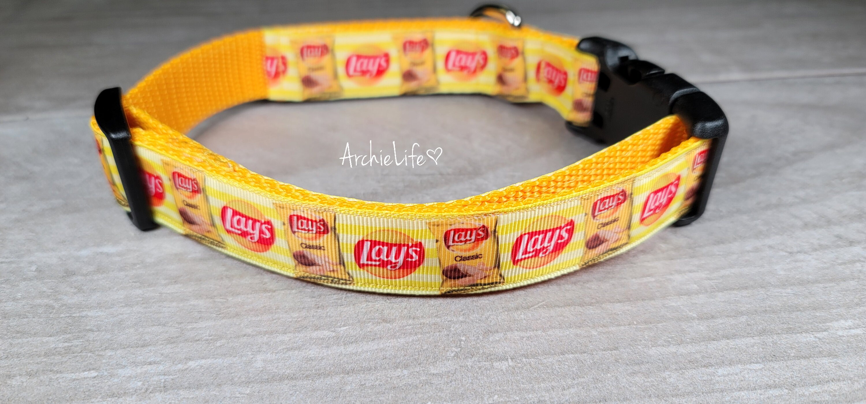 The Potato Chips Dog Collar Etsy