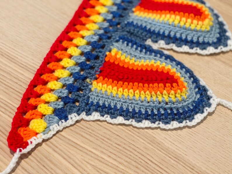 Crocheted bra Halsey Rainbow Top