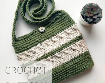 Moving Forward Crossbody Bag - Crochet Pattern Summer Boho Purse