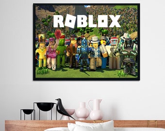 Roblox Wall Art Etsy - roblox modern art