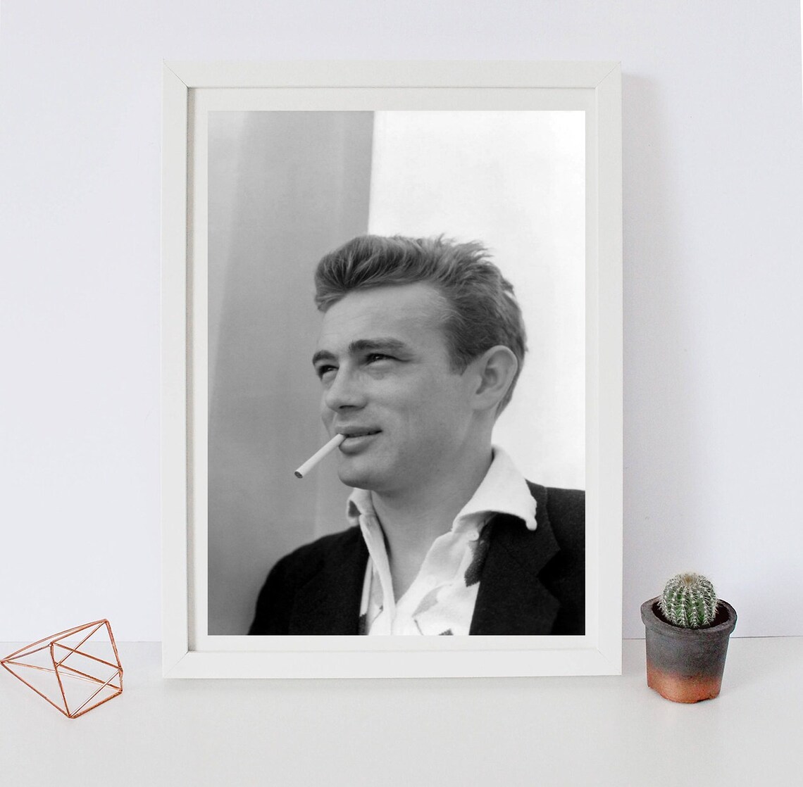 Vintage Poster James Dean PosterCanvas Wall Art Home Decor Etsy