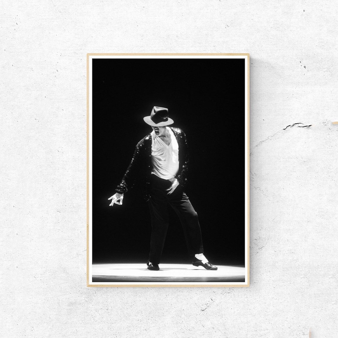 Vintage Poster Michael Jackson Poster Canvas Wall Art Home Etsy