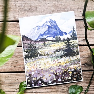 Logan&#39;s Pass in Summer art print 8x10 in