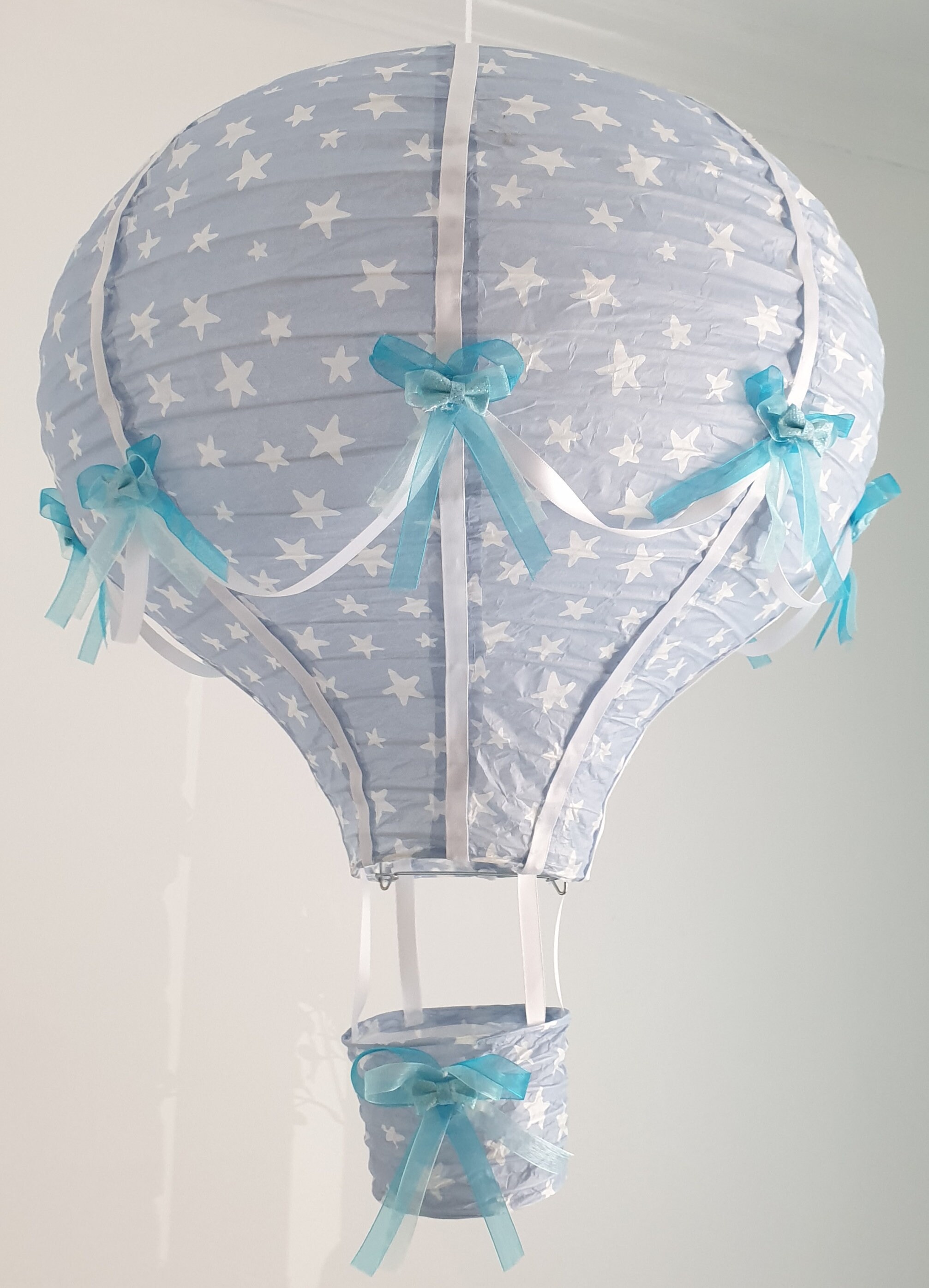 Beautiful hot air balloon Nursery light shade Baby room or Etsy