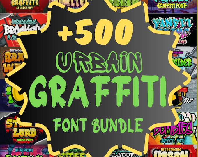 Graffiti Font Bundle | Graffiti Fonts | Graffiti Designs | Font Bundle ...
