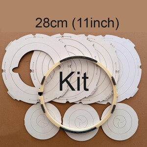 O único sistema de travamento do mundo para tornos de cerâmica de 28 cm a 28,5 cm.