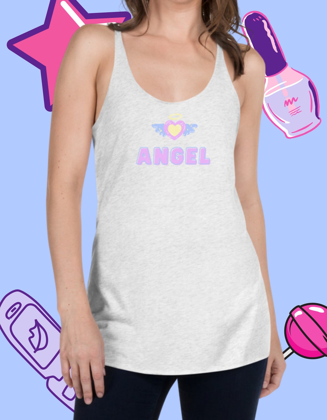 y2k white tank top