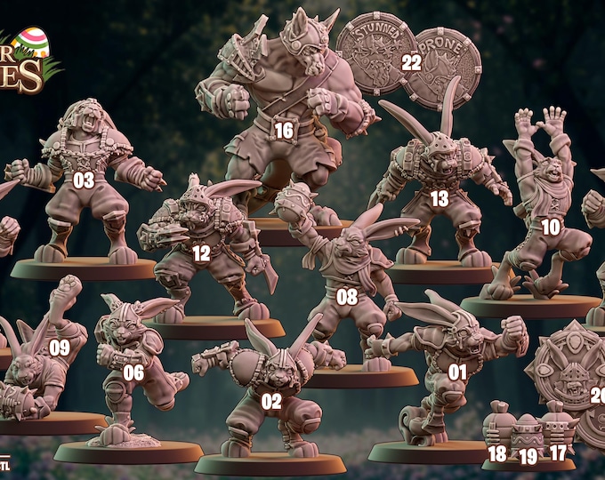 Bunnies TT Football Full Team -Ugni