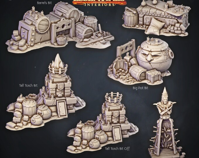 Dungeon Set-Bits and Props-Cast and Play Interiors