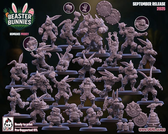 Beaster Bunnies TT Football Full Team -Ugni