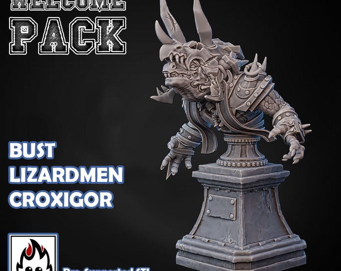 Ugni Lizardmen Croxigor Bust