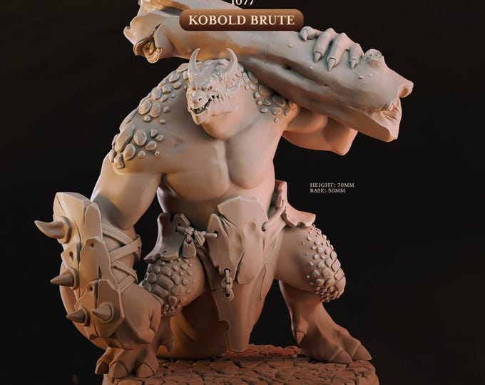 Kobold Brute -Cast and Play- Barren Kobolds