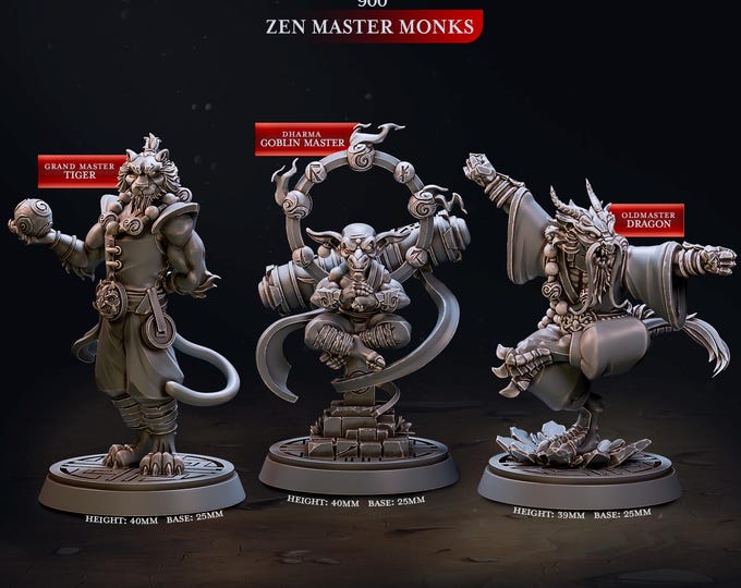 Zen Master Monks -Cast Play -Eternal Monks
