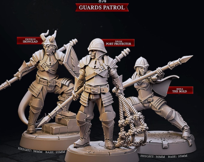 Guard Patrol of Mennesker City  -Cast and Play