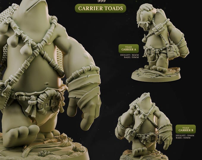 Carrier Toads -Cast Play -Jungle Toads