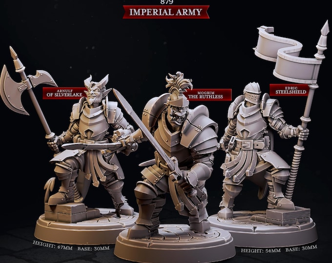 Imperial Army of Mennesker City  -Cast and Play