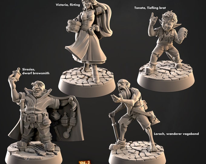 Villagers of Mennesker City  -Cast and Play