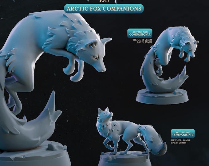 Artic Fox Companion -Cast & Play -Ice Bound