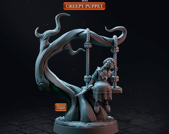 Creepy Puppet -Halloween Season -Cast and Play