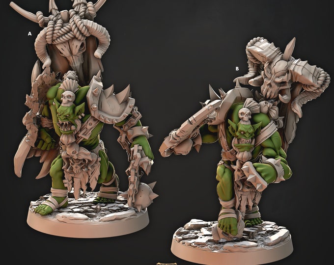 Grakha Uzkor -Iron Skull Orcs -Cast and Play