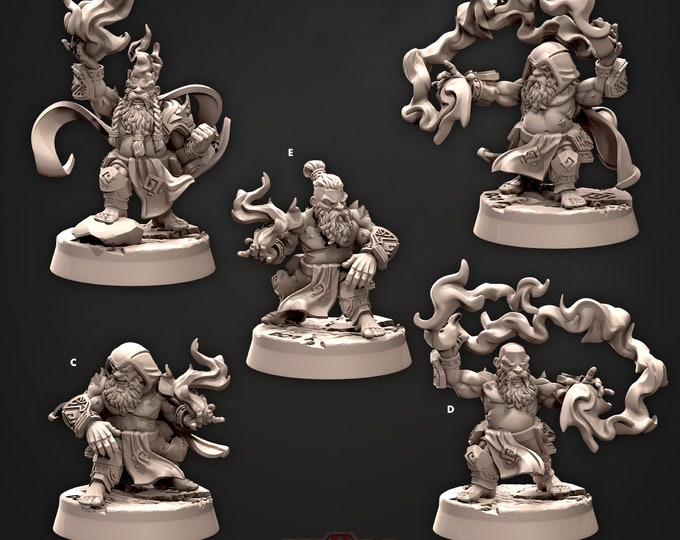 Fire Casters -Vulcan Dwarves-Cast and Play