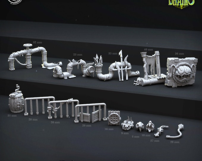 Under ground, Sewer, Dungeon Props